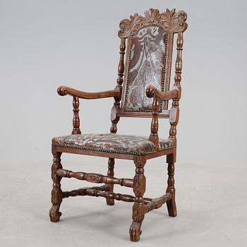 KARMSTOL, barock, 1700-tal.