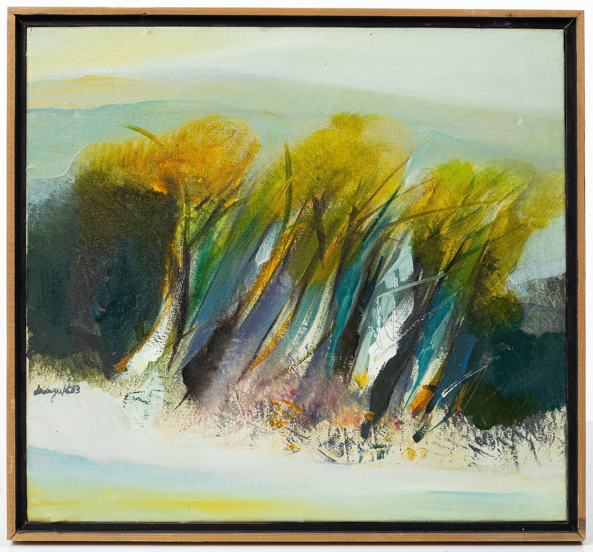 Dilip Dasgupta, Two landscapes.