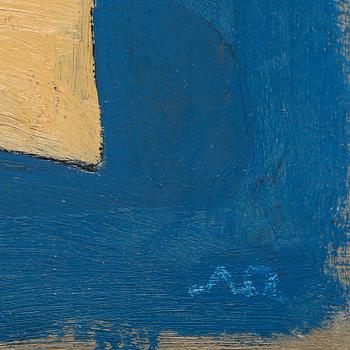 ARNE ÖDBERG, oil on panel, signed with monogram. Dated -54 verso.