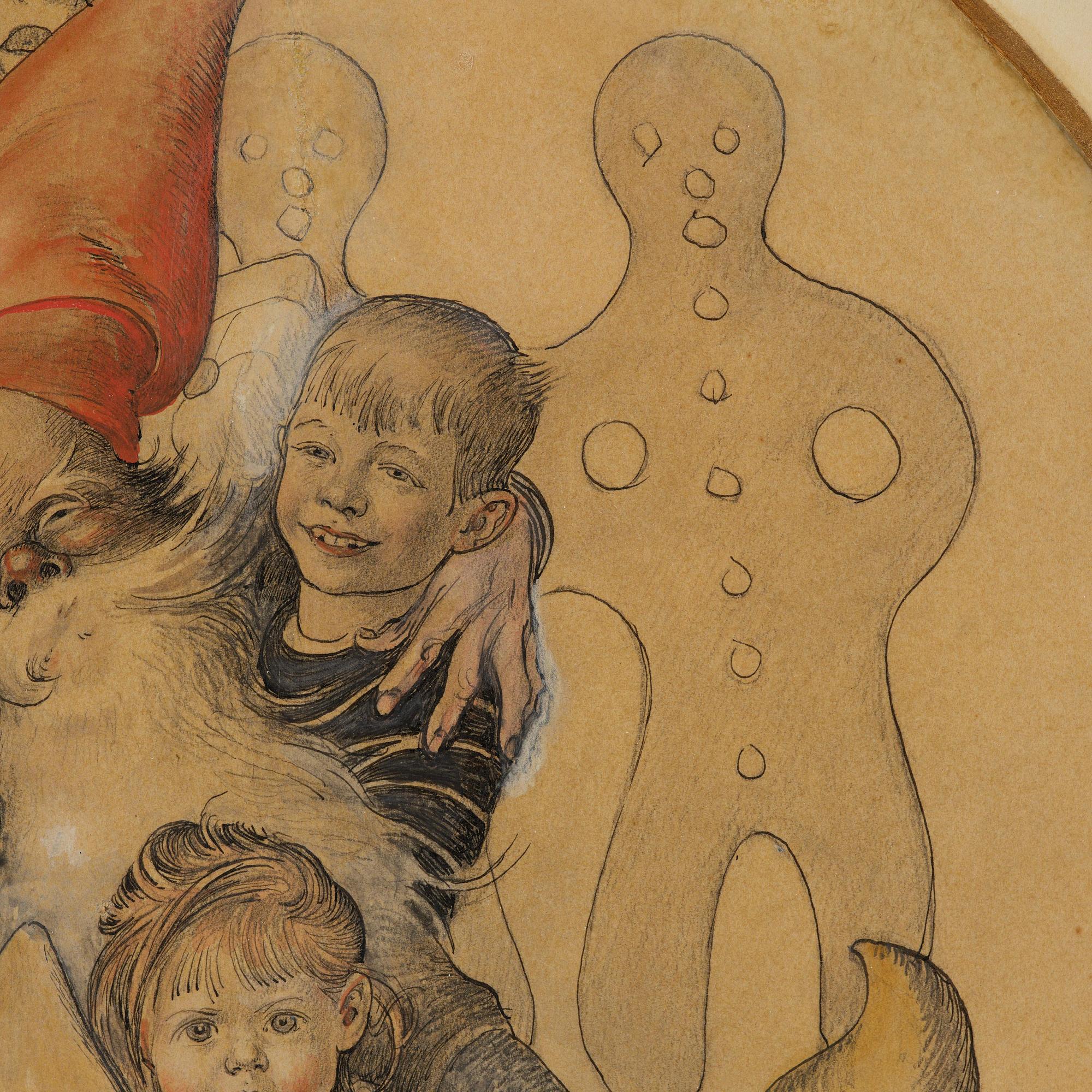 Carl Larsson, "Jultomten".