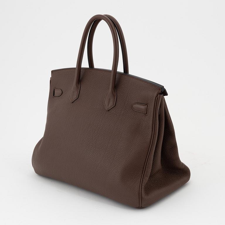 Hermès, a Noisette Togo leather 'Birkin 35' handbag, 2013.