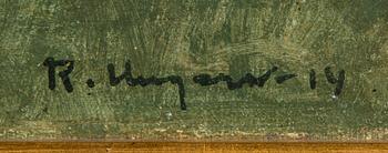 Ragnar Ungern, oil on canvas, signed and dated -14.