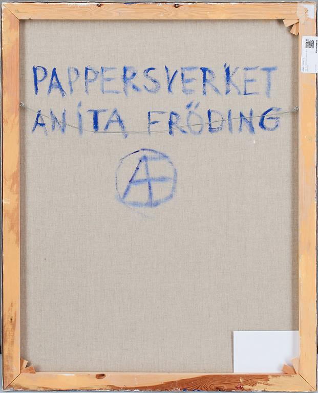 ANITA FRÖDING, olja på duk, signerad.