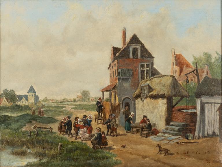 Holländsk konstnär 1800-tal, Bygata.