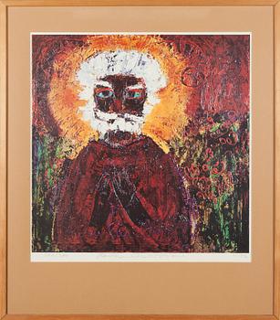 Reidar Särestöniemi, offset print, signed and dated -76, numbered 180/300.