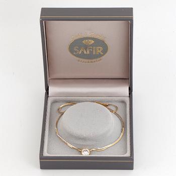Circa 1,30 ct brilliant-cut diamond necklace.