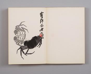 BOK med TRÄSNITT, "Qi Baishi hua ji".