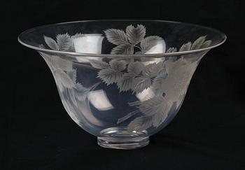 SKÅL, glas, Lisa Bauer, Kosta Limited Edition. Sign och numr 104/375.