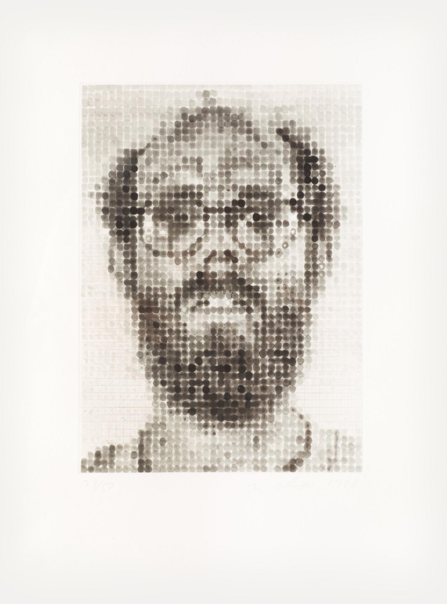 Chuck Close, "Self-portrait".