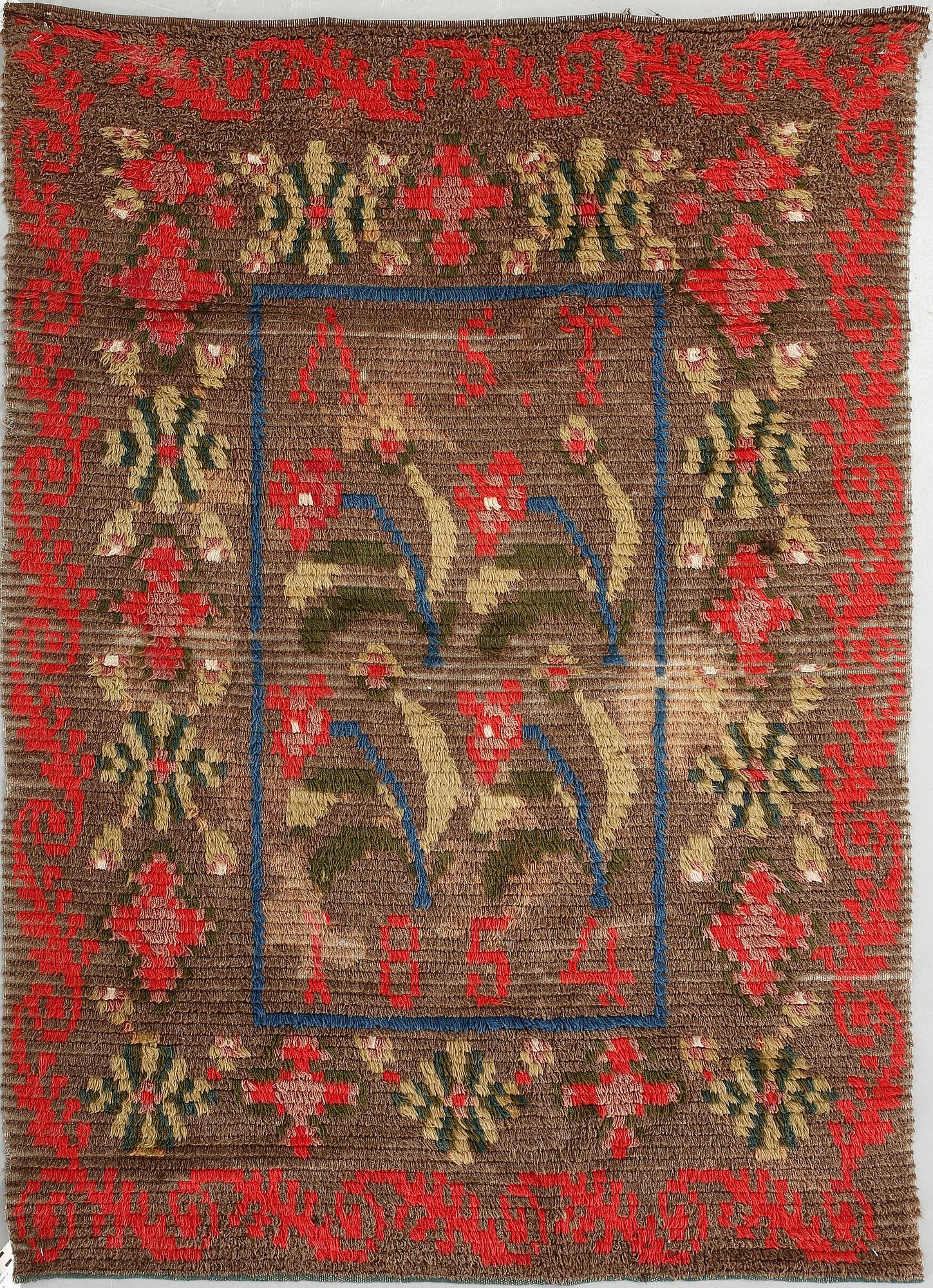 RYA, Åland, signerad AST, 1854. Ca  93 x  134 cm.