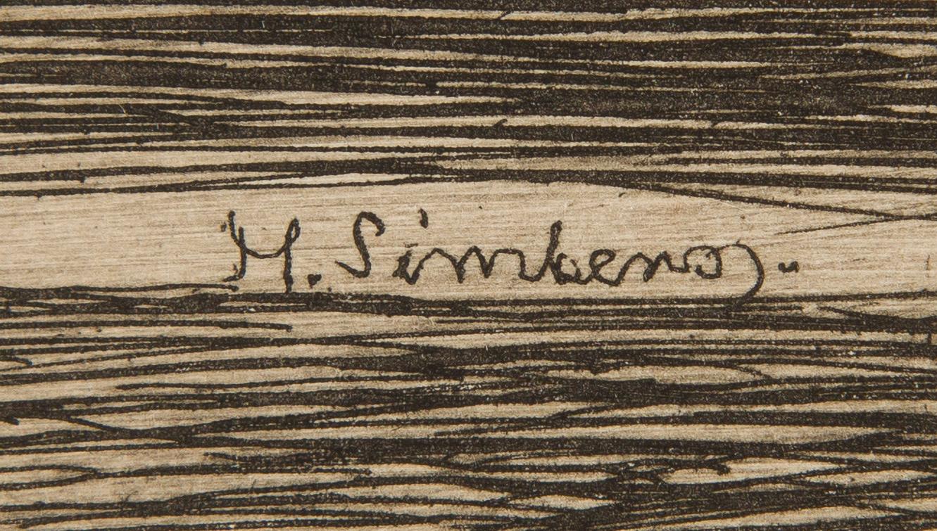 Hugo Simberg, "Luxemburgin puistossa".