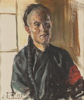 Hugo Backmansson, olja på duk/pannå, signerad och daterad 1905.