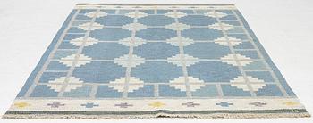 Ingegerd Silow, matta, rölakan, ca 239 x 153 cm, signerad IS.