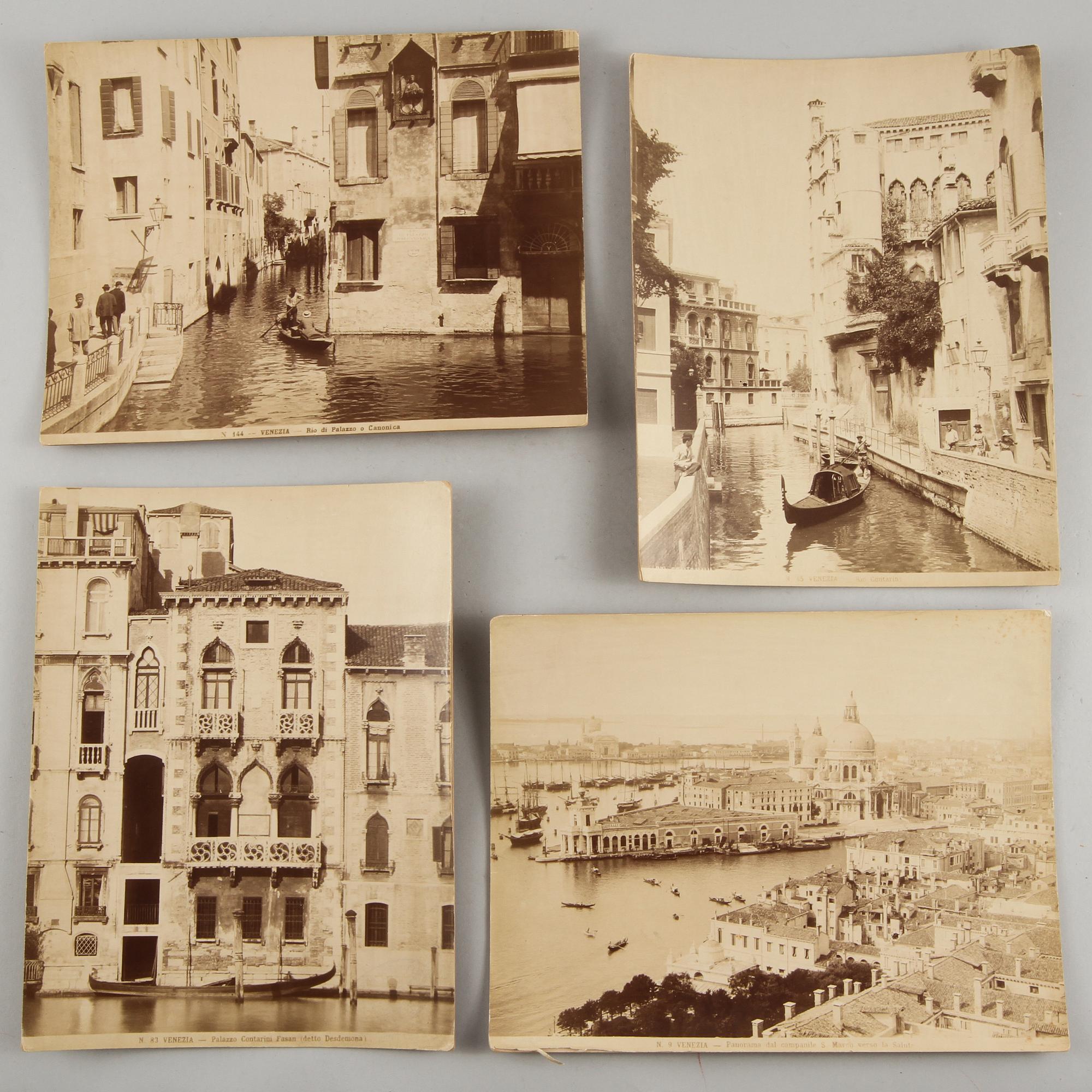 STEREOSCOPE med VYER, ca 140 st, 1800/1900-tal.