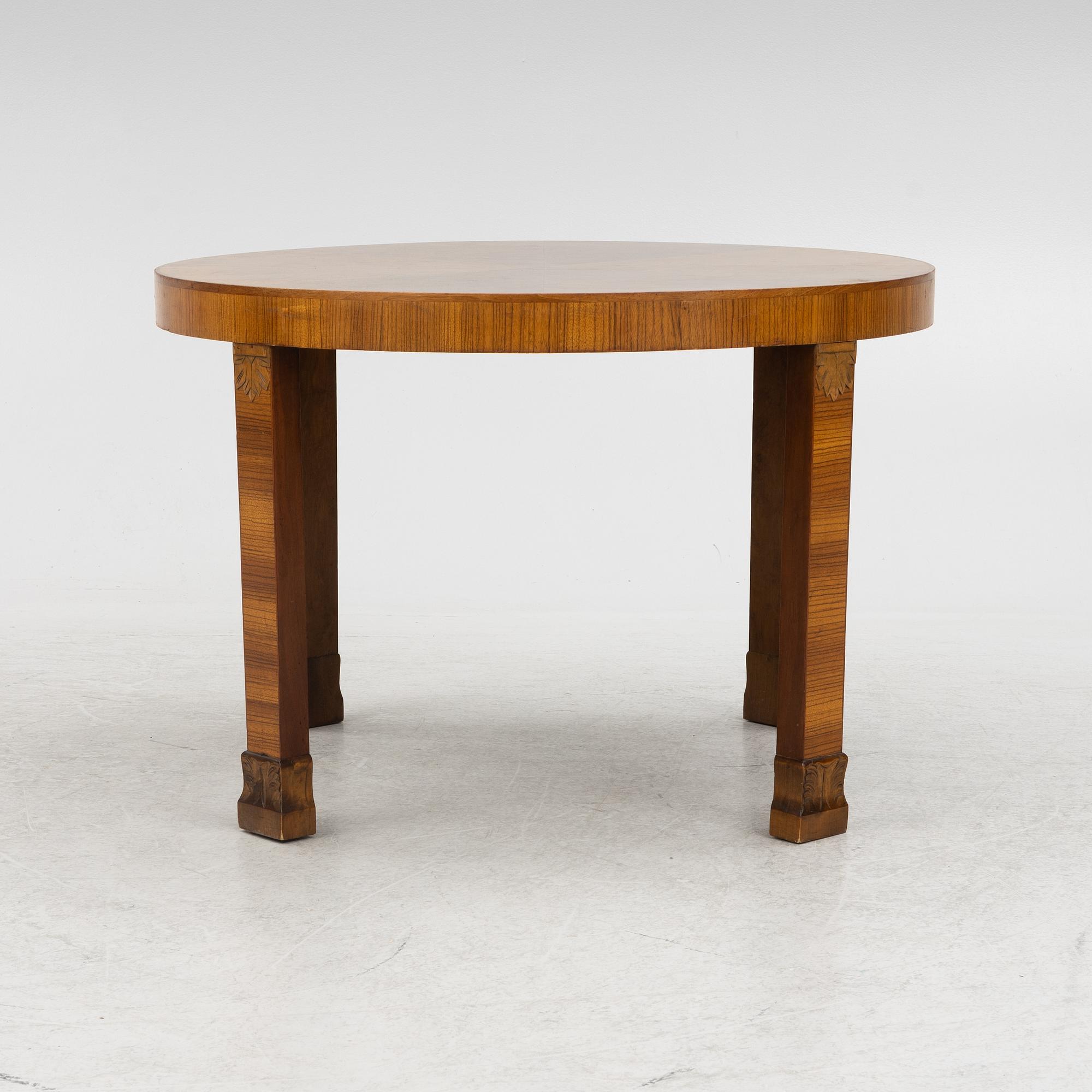 A coffee table, 1920's/30's.