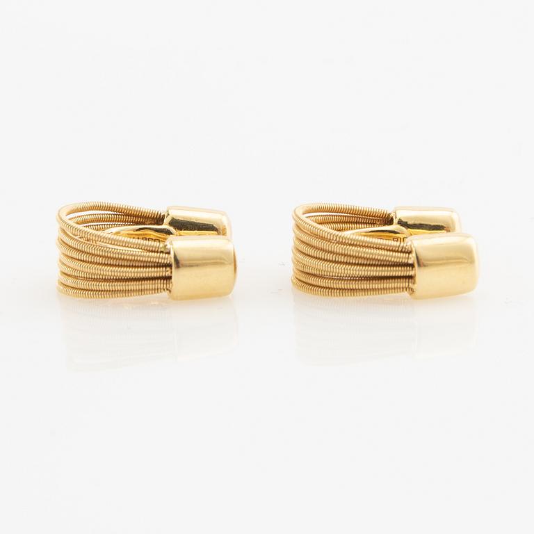 Marco Bicego, Earrings a pair of 18K gold, Italy.