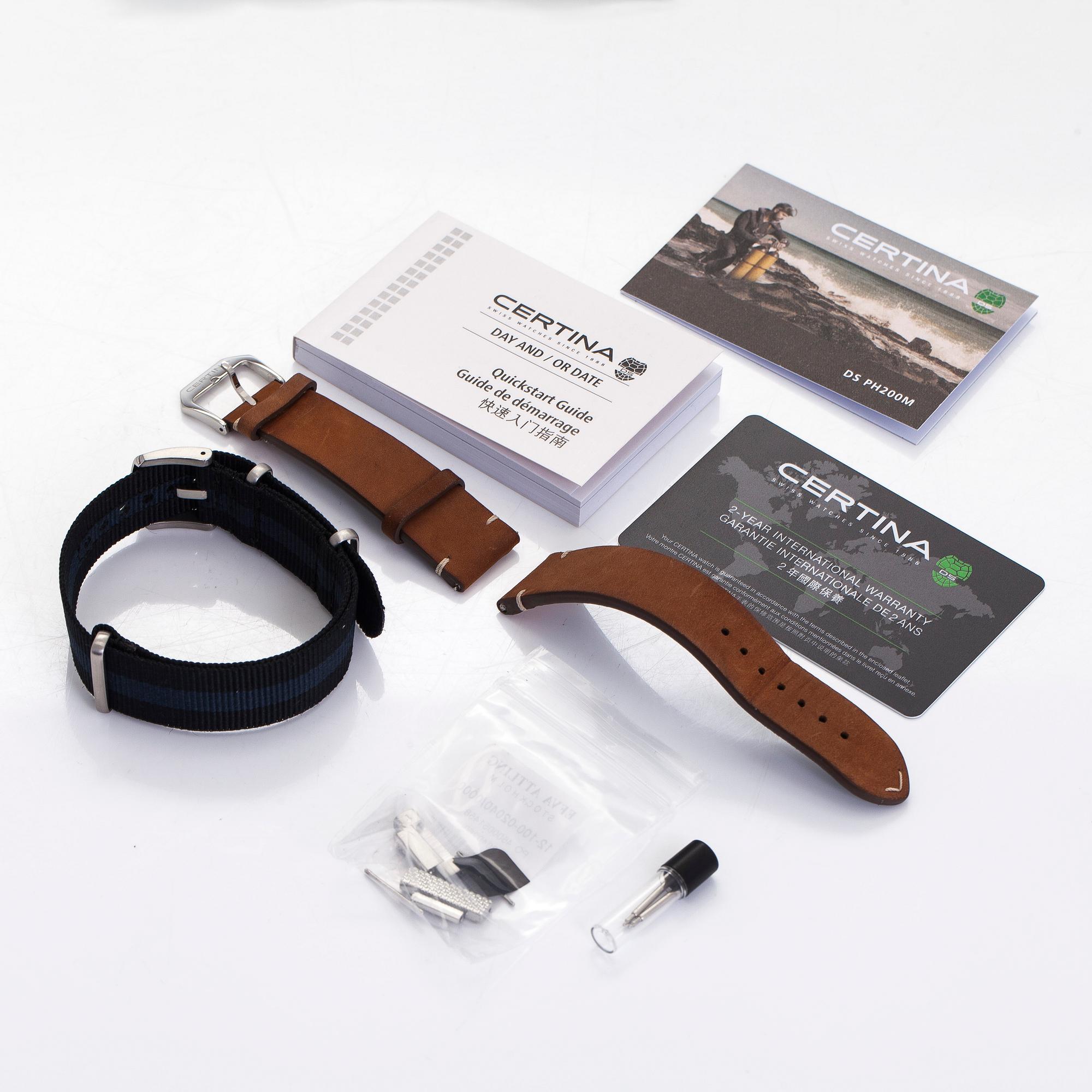 Certina, DS, PH 200M, armbandsur, 43 mm.