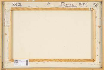 Frank Badur, oil on canvas, signed and dated 1983 verso.