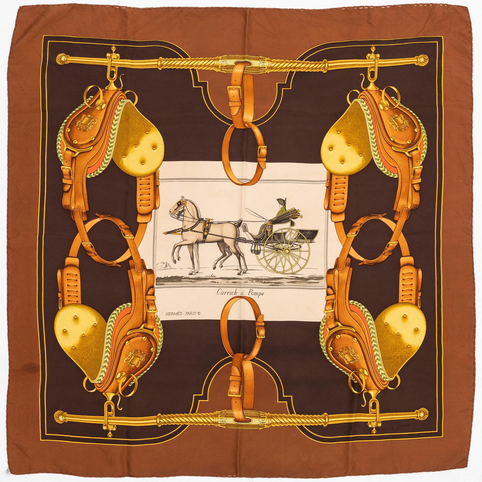 Hermès, scarves, 2 st.