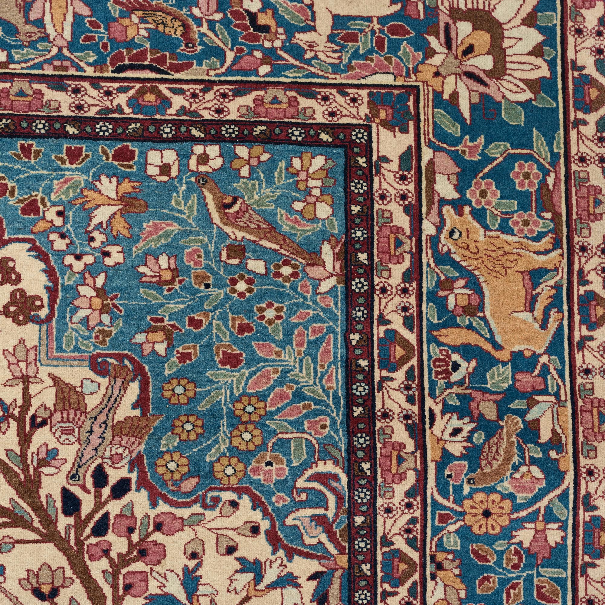 RUG. Semi-antique Teheran. 211,5 x 142,5 cm.