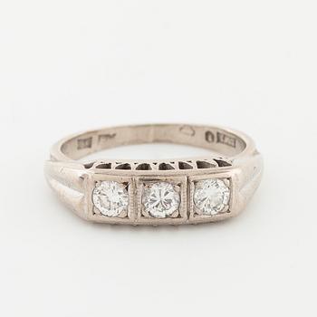 A brilliant cut diamond ring by  Lawepe, Stockholm.