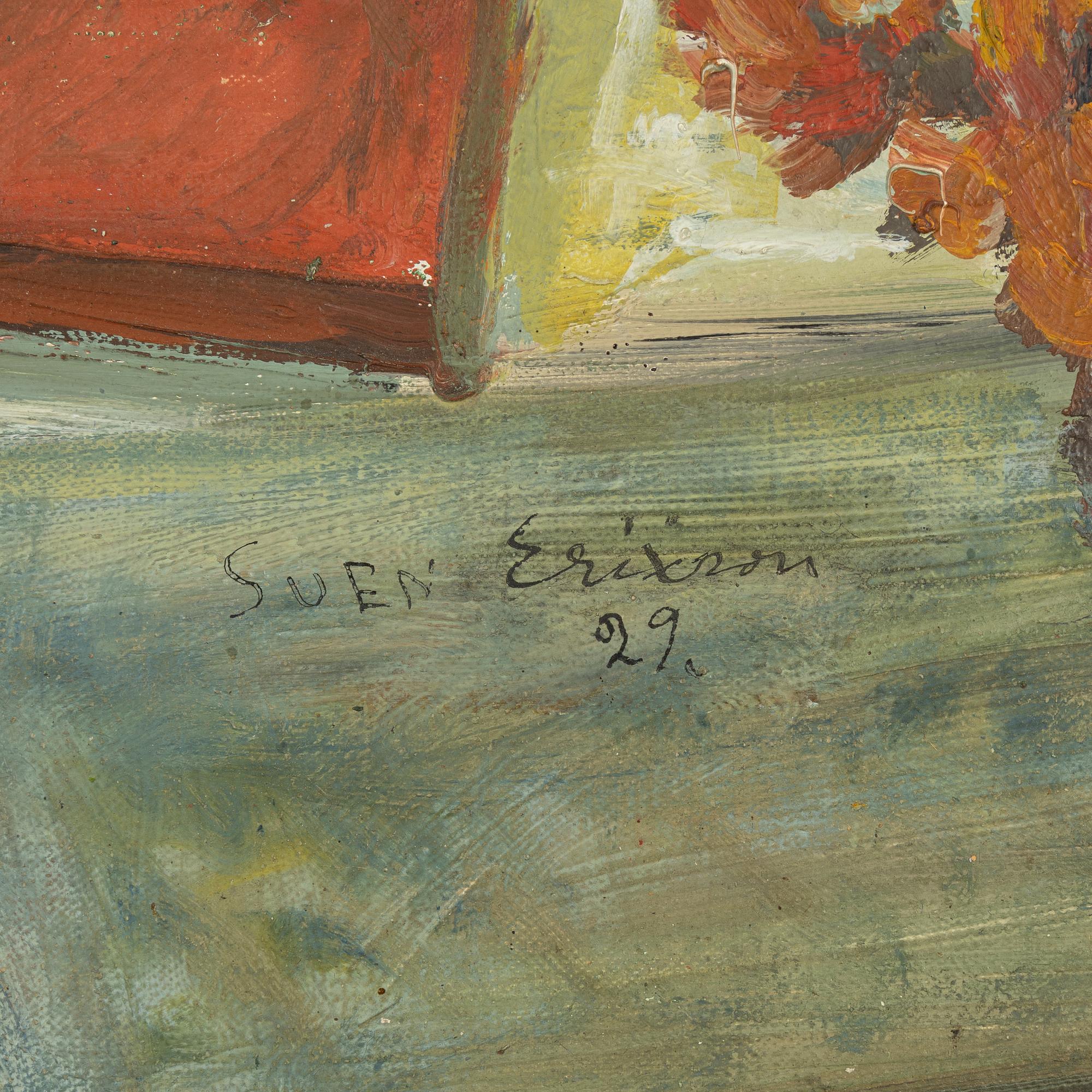 Sven X:et Erixson, olja på duk, signerad och daterad 1929.