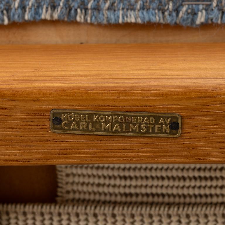 Carl Malmsten, stolar, 6 st, karmstolar 2 st, "Calmare Nyckel", 1900-talets slut.