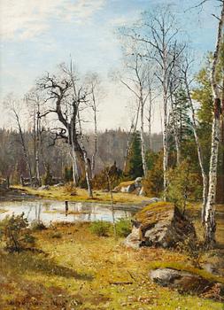 36A. Olof Hermelin, Vårlandskap.