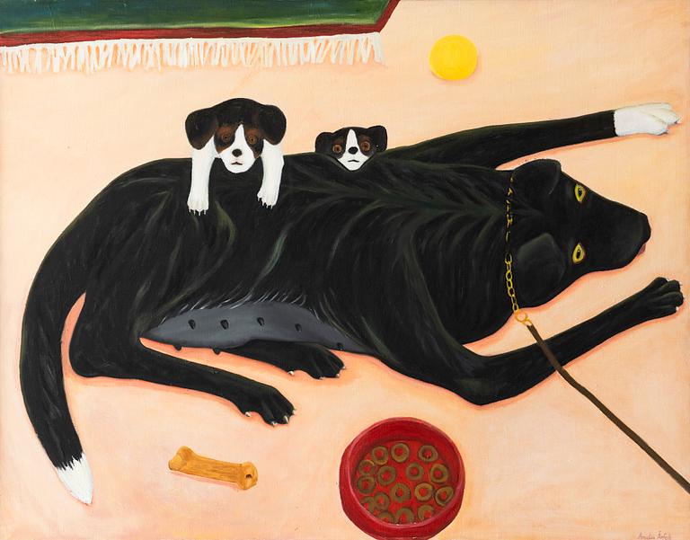 Amalia Årfelt, Tick with puppies.