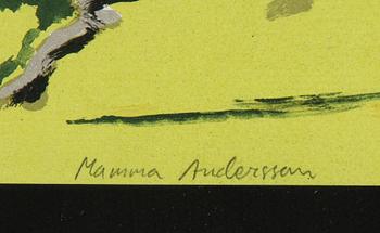 Karin Mamma Andersson, lithograph in colours, signed 76/150.