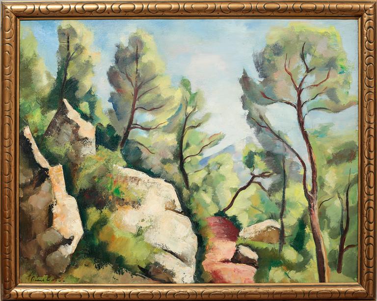 CHARLES PICART LE DOUX, oil on canvas, signed.