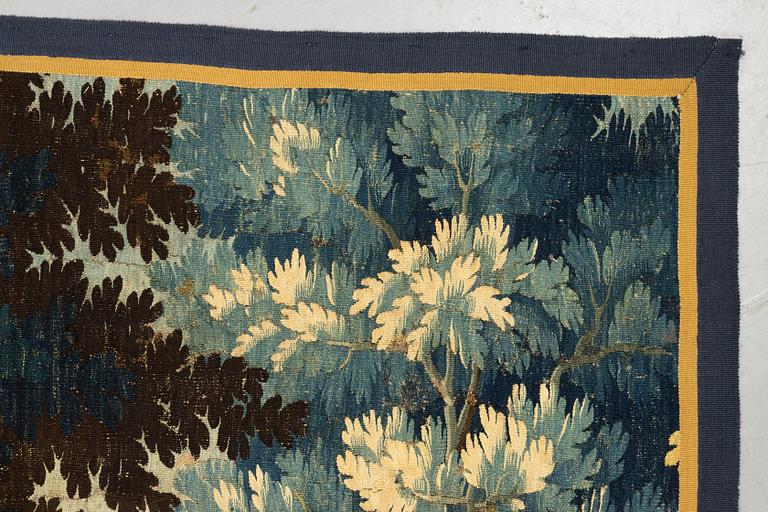 A tapestry, "Verdure", tapestry weave, ca 218  x 327 cm cm, Flanders, the first half of the 18th century.