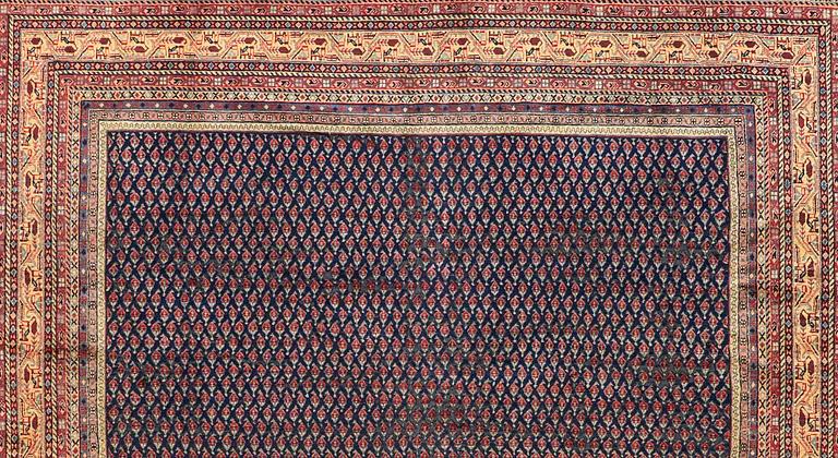 A carpet, Sarouk - Mir, around 385 x 280 cm.