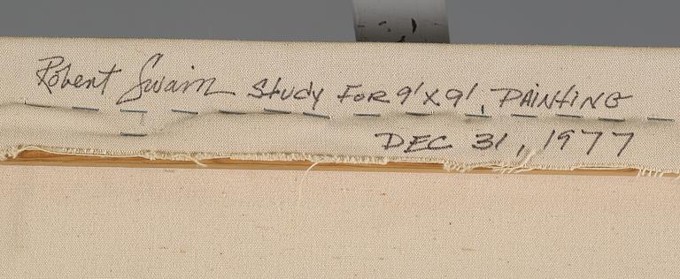 ROBERT SWAIN, olja på duk, signerad och daterad á tergo 1977.