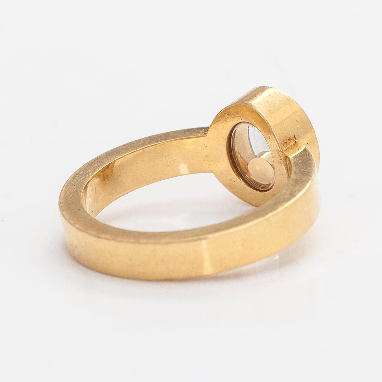 Chopard, Happy Diamonds, ring, briljantslipade diamanter, 18K guld.