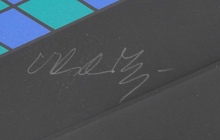 Victor Vasarely, color serigraph, signed, numbered EA XVI/XXV.