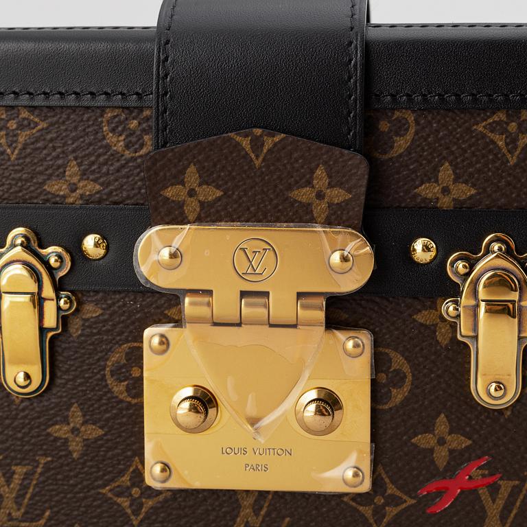 Louis Vuitton, a monogram canvas 'Petite Malle Trunk Messenger Bag', 2018.