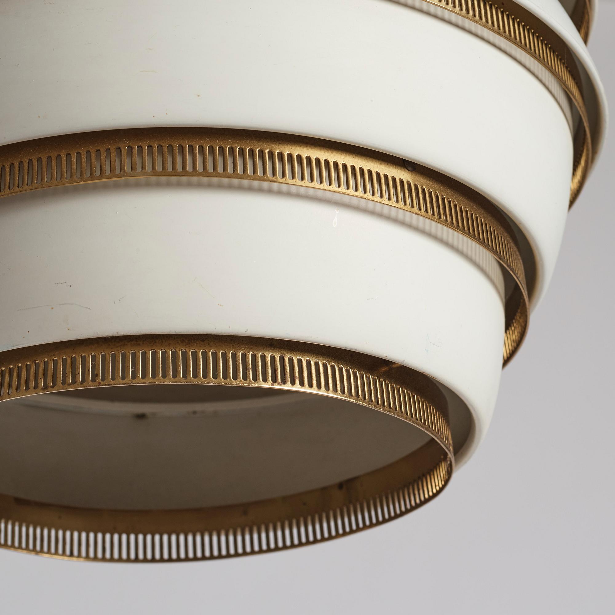 Alvar Aalto, taklampa, modell A332, "Bikupa", Valaistustyö, Finland.