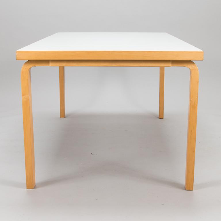Alvar Aalto, a late 20th century '83' table for Artek.