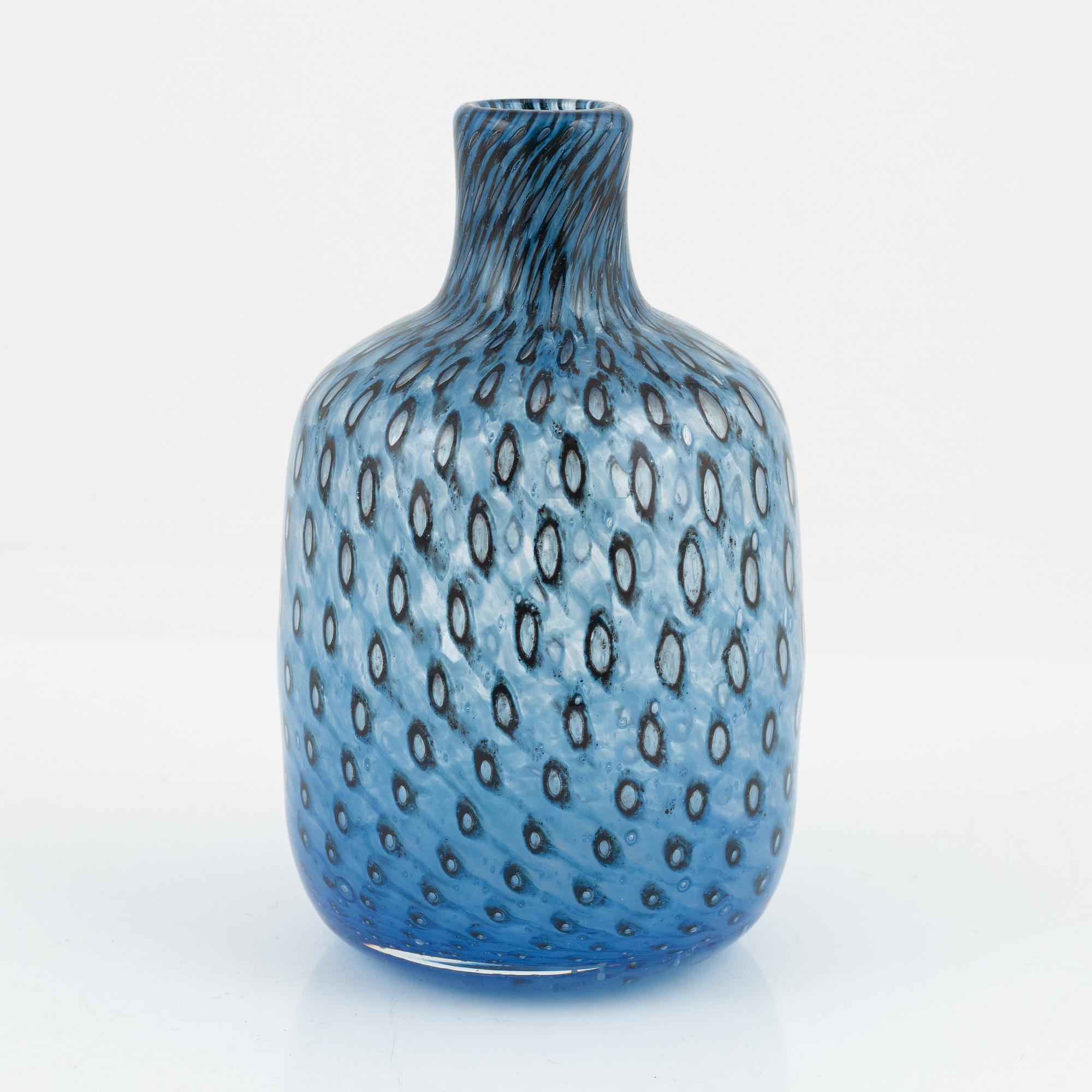 Bertil Vallien, a glass vase, Boda.