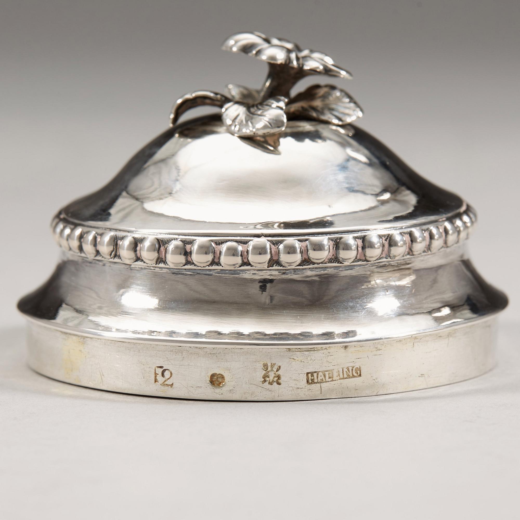 STEPHAN HALLING, Örebro 1788, mjölkkanna, silver, gustaviansk.