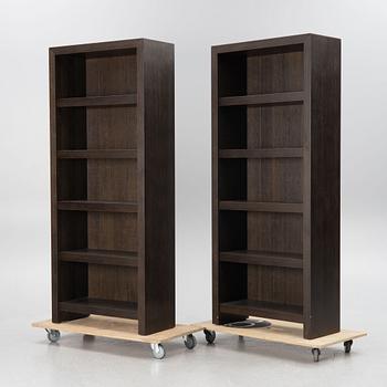 A pair of book cases, Slettvoll.