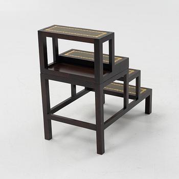 Library ladder/table, England, second half of the 20th century.