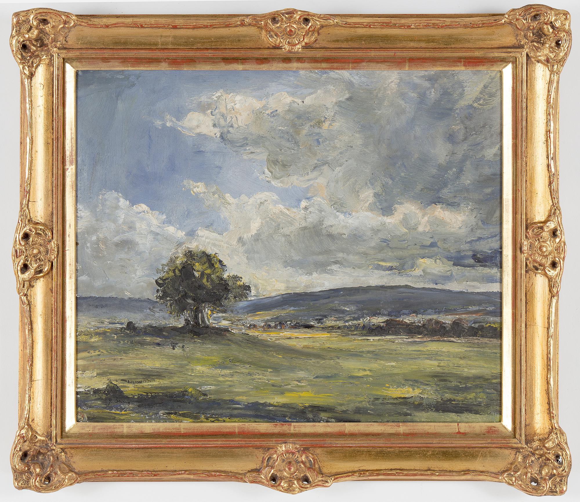 JOSEF ÖBERG, olja på duk, signerad.