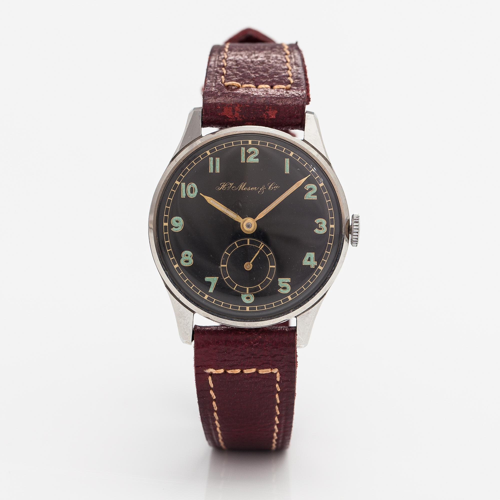 Moser % cie, wristwatch, 31 mm.