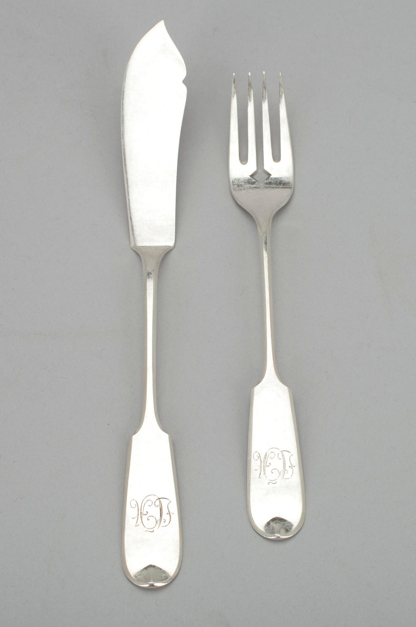 FISKBESTICK, 12+12, silver, Kultakeskus Tavastehus 1936.