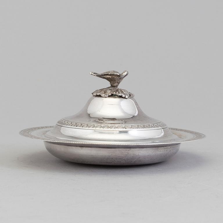 A silver bowl from the Ottoman empire, probably. Total weight 189 grams.