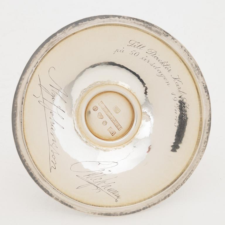 A Swedish silver cup, Tore Kullander, Borås 1943.