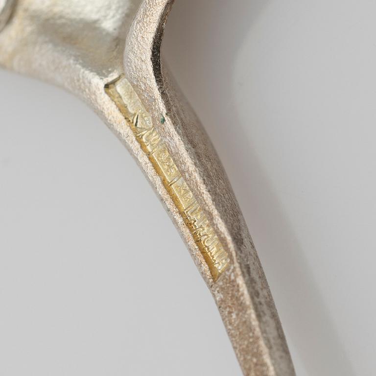 Björn Weckström, collier, sterling silver, för Lapponia, Finland.