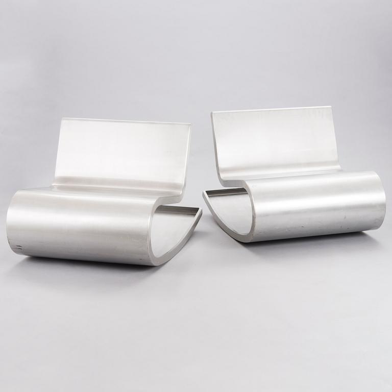 PETRA MAJANTIE/ SIRI WIHERHEIMO, fåtöljer, ett par, unika. Formgivna 1998.